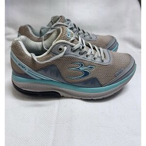 Gdefy Women's ComfortFit Athletic Shoes Blue Gray Orthopedic Sneakers Size 9